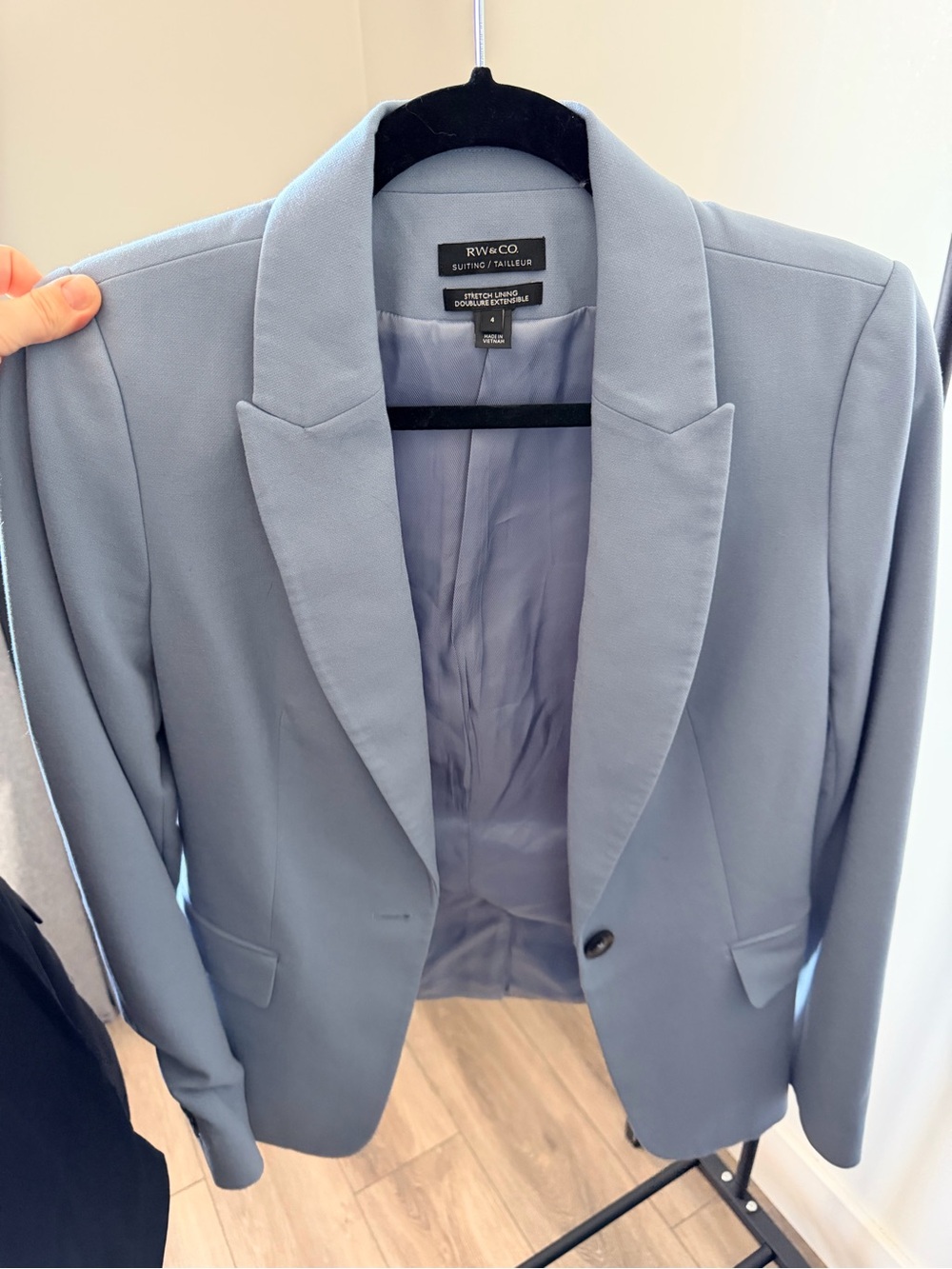 RW&CO. Powder Blue Women's Tailored Blazer